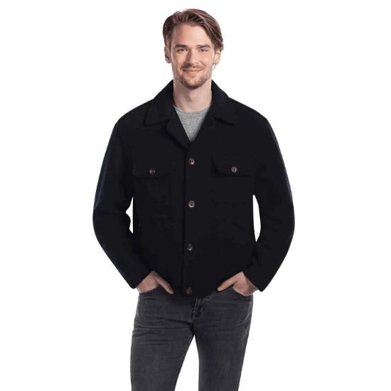 Picture of JK612 Custom Melton jacket with quilted lining