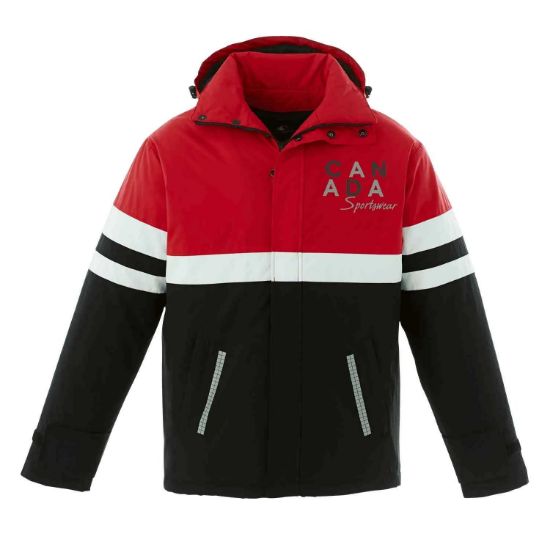 Picture of JK515 Custom Three-toned insulated parka with detachable hood