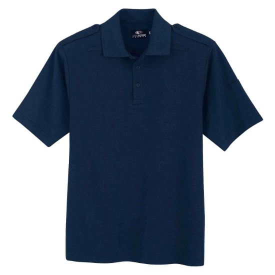 Picture of GS225 Custom Tactical polo shirt with knit collar, microphone clips and pencil pocket