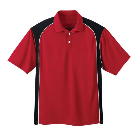 Picture of GS122 Custom Two-toned polo shirt with self collar & piping detail