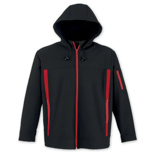 Picture of JK93 Custom Two-toned unlined softshell jacket with detachable hood