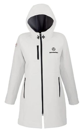 Picture of JK303 Custom Unlined 3/4 length softshell jacket with hood (ladies')
