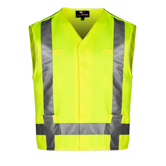 Picture of VT131 Custom Hi-vis safety vest with Velcro closure & 3M reflective tape