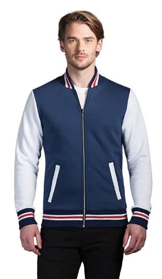 Picture of JK614 Custom Unlined fleece varsity jacket