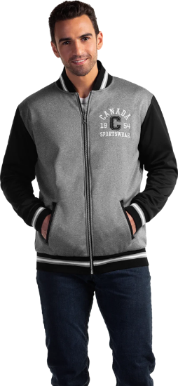 Picture of JK655 Custom Men's Varsity Fleece Jacket