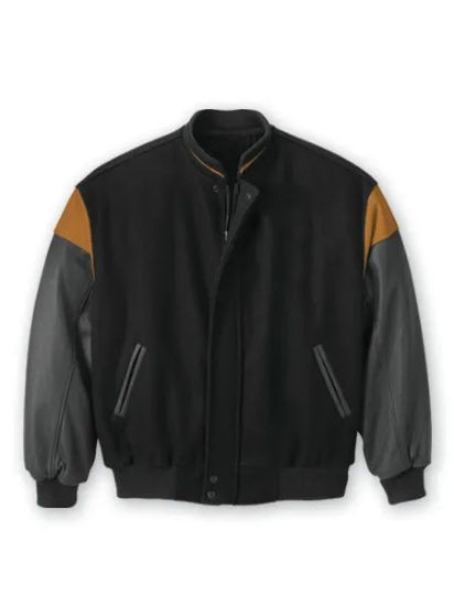 Picture of JK87 - Custom Melton and Leather Varsity Jacket