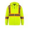 Picture of CX2 Hi-Vis - Infinity - Hi-Vis Full Zip Hooded Sweatshirt w/ Detachable Hood