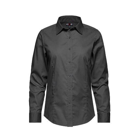 Picture of CX2 - Camden - Ladies Poly-Cotton Twill Long Sleeve Shirt