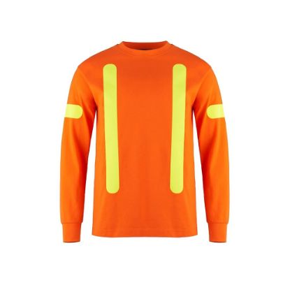 Picture of CX2 Workwear - Citadel - Adult Cotton Long Sleeve Safety T-Shirt