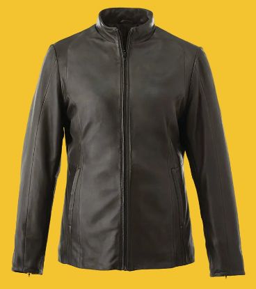 Picture of L00481 - Florence - DISCO Ladies Insulated Lamb Leather Jacket