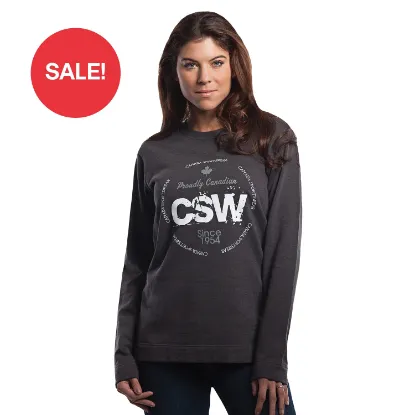Picture of L00698 - DISCONTINUED - Ladies Crewneck Pullover Sweatshirt