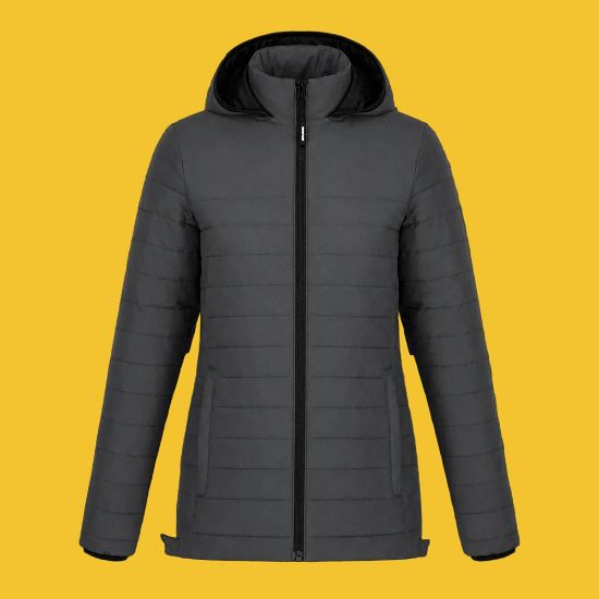 Picture of Muskoka Trail - Yukon - DISCONTINUED - Ladies Puffy Jacket w/ Detachable Hood
