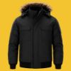 Picture of L06075 - Intense - DISCONTINUED - Men's Cold Weather Bomber Jacket w/ Detachable Hood