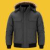 Picture of L06075 - Intense - DISCONTINUED - Men's Cold Weather Bomber Jacket w/ Detachable Hood
