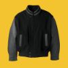 Picture of Genuine Sportswear - Graduate - Melton and Leather Jacket