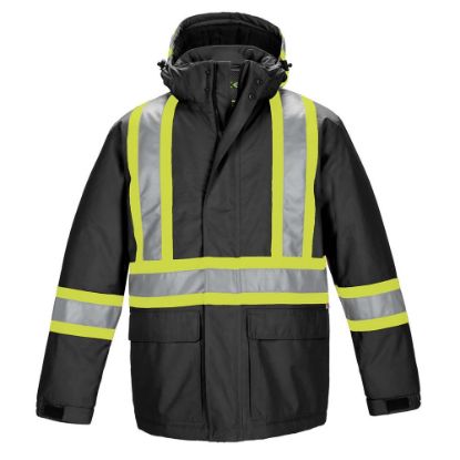 Picture of CX2 Workwear - Armour - Hi-Viz Insulated Polyester Canvas Workwear Parka