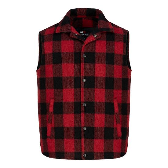 Picture of VT164 - DISCONTINUED - Plaid Vest