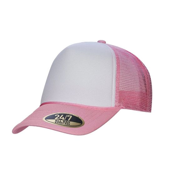 Picture of H08210 - Retro - 5-Panel Foam Snap Back Trucker Cap