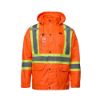 Picture of L01205 - STORM - Full Length HI-VIZ Raincoat with Detachable Hood