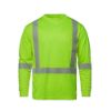Picture of S05982 - VOLT - Long Sleeve Hi-VIS T-Shirt with Segmented Stripes