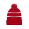 Picture of H08080 - Hat Trick - Striped Knit Cuff Toque with Pom-Pom