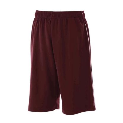 Picture of PT105 Custom Unlined gym short with piping detail