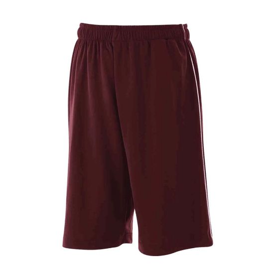 Picture of PT105 Custom Unlined gym short with piping detail