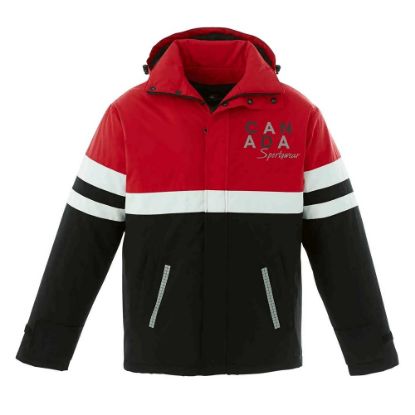 Picture of JK515 Custom Three-toned insulated parka with detachable hood
