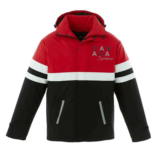 Picture of JK515 Custom Three-toned insulated parka with detachable hood