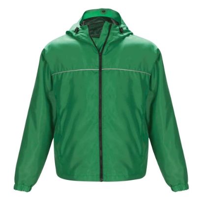 Picture of JK455 Custom Nylon lined hooded jacket with reflective piping detail