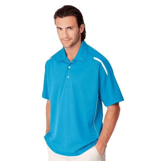 Picture of GS220 Custom Two-toned polo shirt with piping detail & self collar
