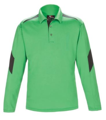 Picture of GS249 Custom Two-toned long sleeve polo shirt with self collar