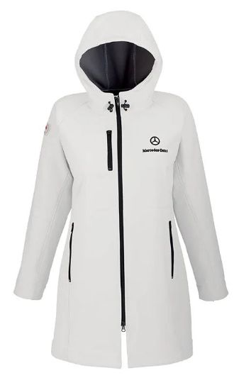 Picture of JK303 Custom Unlined 3/4 length softshell jacket with hood (ladies')