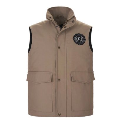 Picture of VT179 Custom Canvas vest with quilted lining