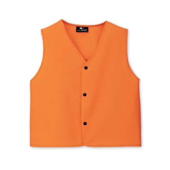 Picture of VT128 Custom Hi-vis safety vest with snap front closure