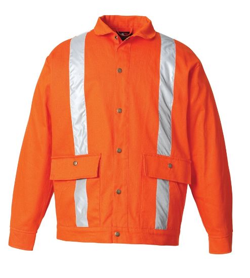 Picture of JK331 Custom Unlined construction jacket with reflective tape