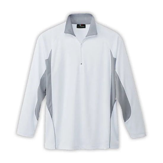 Picture of ST101 Custom Two-toned 1/4 zip long sleeve shirt
