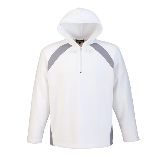 Picture of PO137 Custom Two-toned 1/4 zip hoody