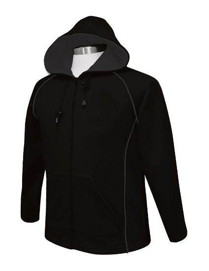 Picture of PO121 Custom Full zip hoody with contrast piping & hood lining