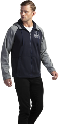 Picture of JK665 Custom Unlined two-toned full zip hoody