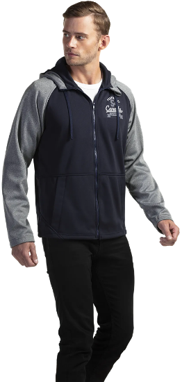 Picture of JK665 Custom Unlined two-toned full zip hoody