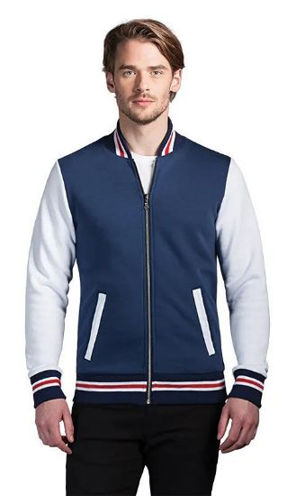 Picture of JK614 Custom Unlined fleece varsity jacket