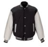 Picture of JK382 - Custom Melton and Leather Varsity Jacket