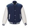 Picture of JK382 - Custom Melton and Leather Varsity Jacket