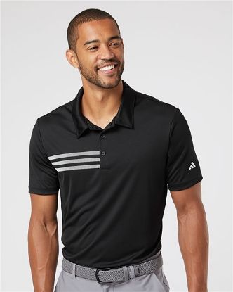 Picture of A324 - Men's 3-Stripes Chest Polo