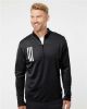 Picture of A482 - Men's 3-Stripes Double-Knit Quarter-Zip Pullover
