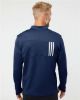 Picture of A482 - Men's 3-Stripes Double-Knit Quarter-Zip Pullover