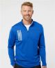 Picture of A482 - Men's 3-Stripes Double-Knit Quarter-Zip Pullover