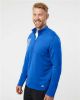 Picture of A482 - Men's 3-Stripes Double-Knit Quarter-Zip Pullover