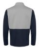 Picture of A532 - Men's Textured Mixed Media Quarter-Zip Pullover